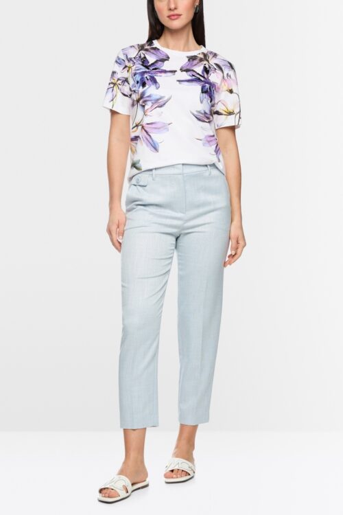 Tričko s potlačou zdobené flitrami