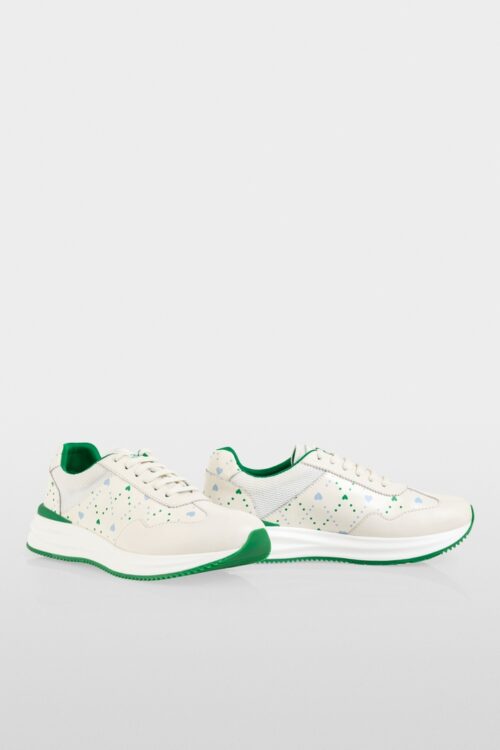 Kožené športové tenisky s potlačou