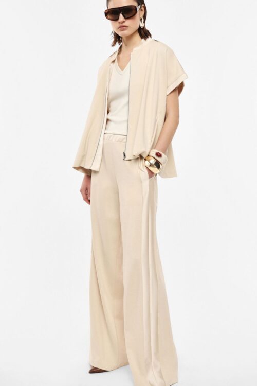 Široké teplákové  nohavice