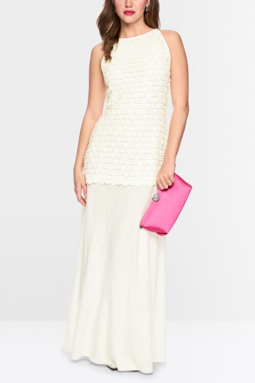 Maxi úpletové šaty