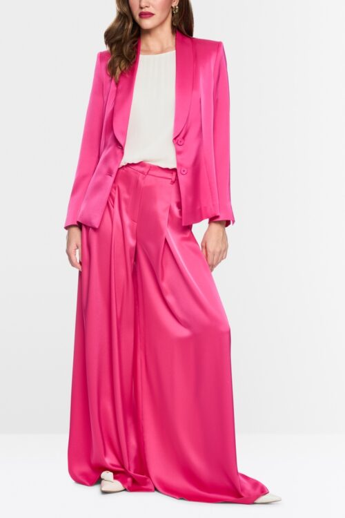 Elegantné saténové sako