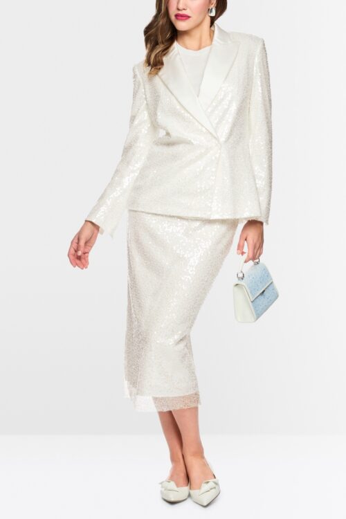 Elegantné flitrované sako